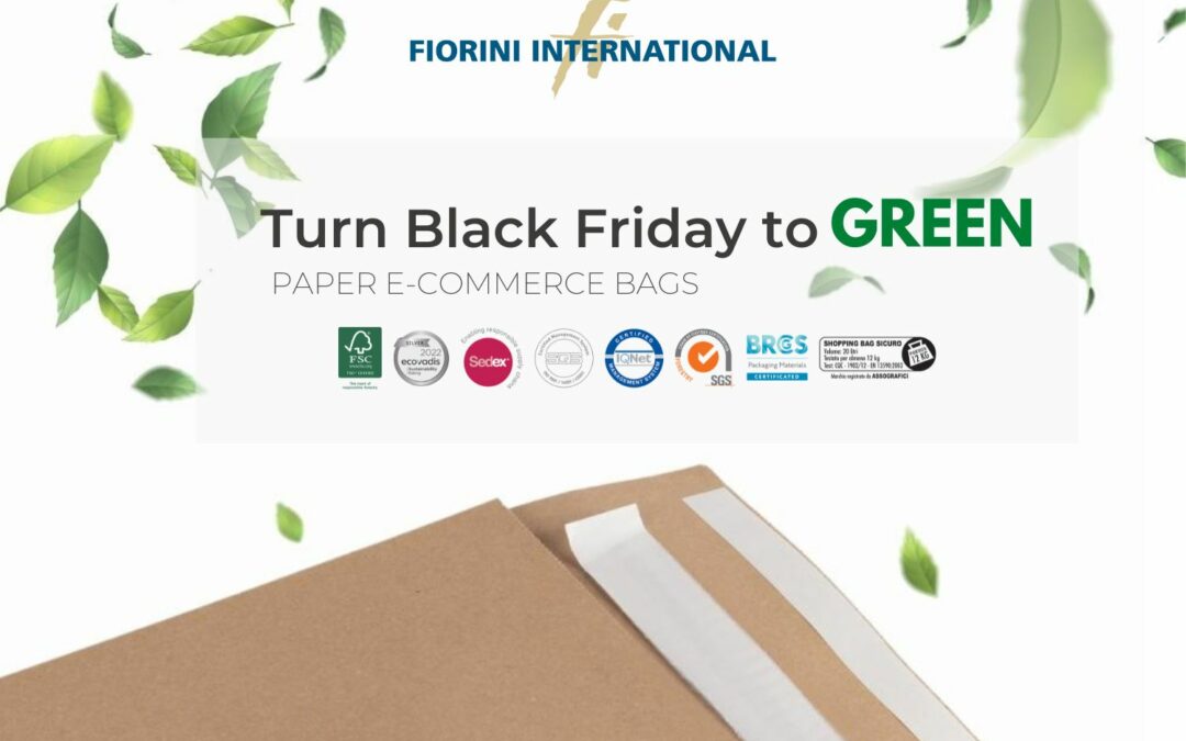 Come trasformare il Black Friday in un Green Friday con le e-commerce bag Fiorini International