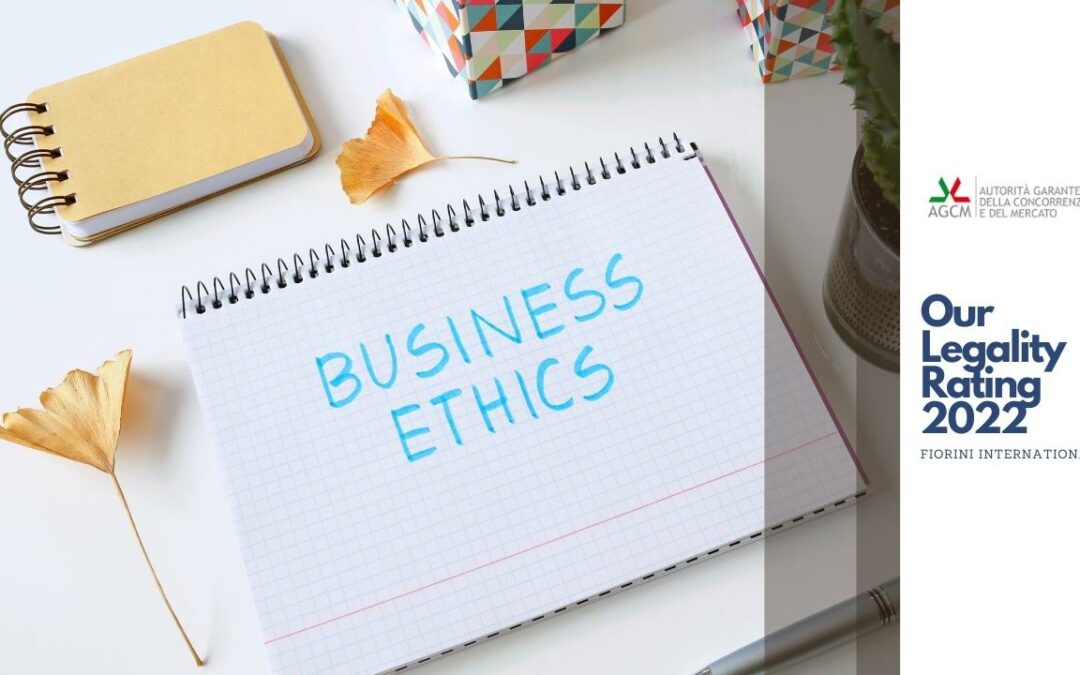 Il nostro business etico riconosciuto con il Rating di Legalità