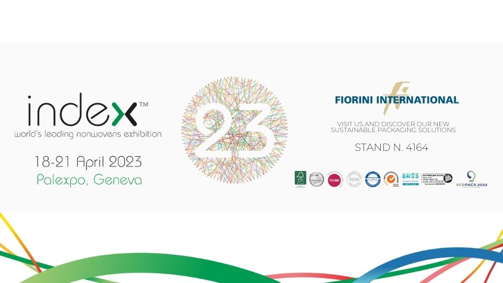 Fiorini International at Index 2023 nonwoven paper packaging