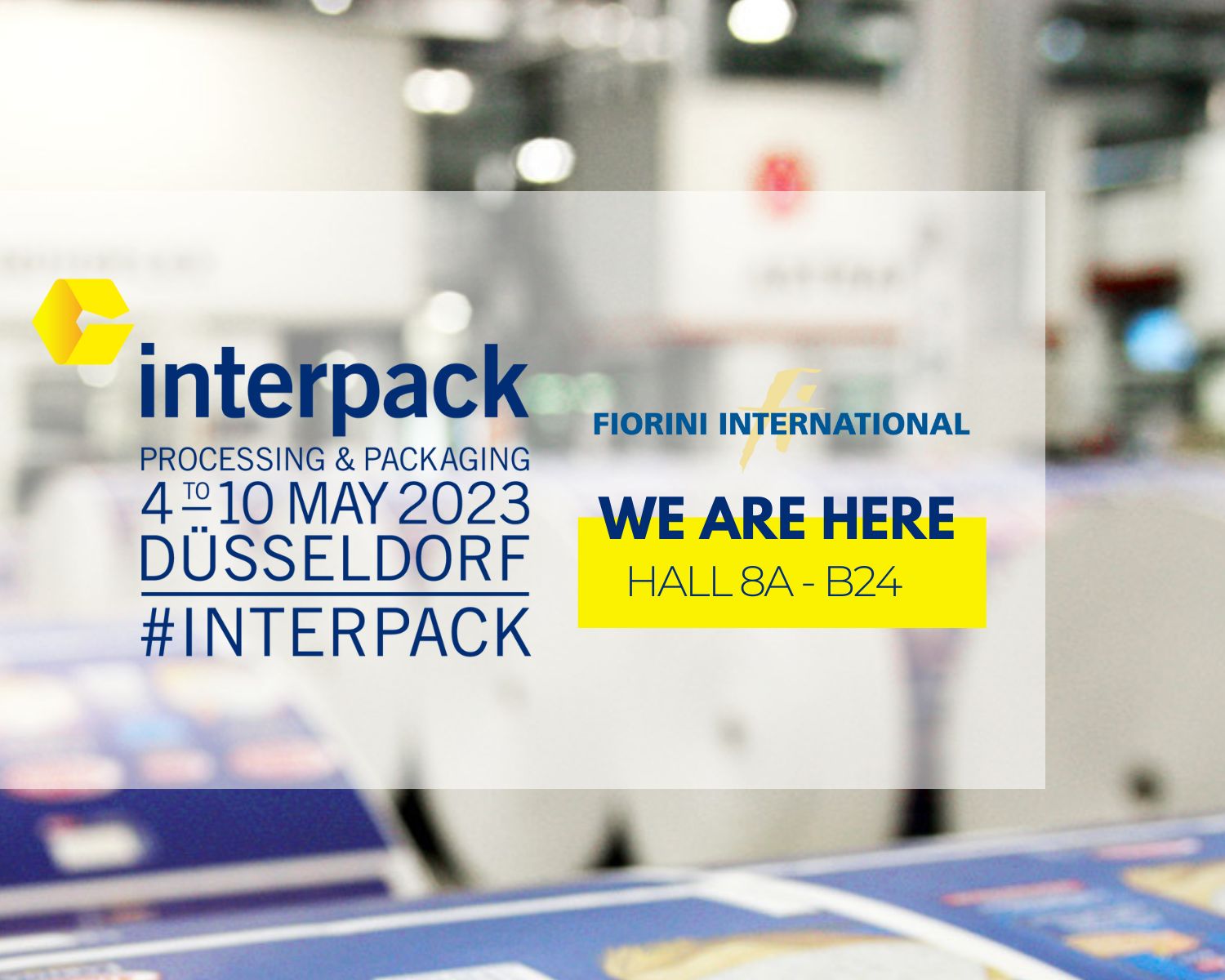 Fiorini International at Interpack 2023: to be unique in packaging production